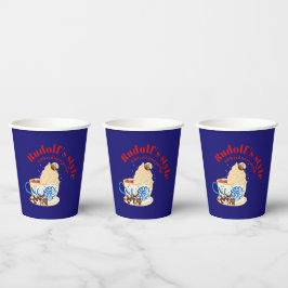 Mikitiez rudolf rednose raindeAll-Over Print Schor Papieren Bekers