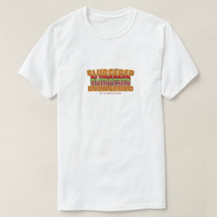 Mikitiez ruimte popje schedel hamburger chips frit t-shirt