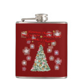 Mikitiez rustic chirstmas vintage cozy heupfles (Voorkant)