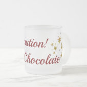 Mikitiez rustic chirstmas vintage cozy matglas koffiemok (Voorkant rechts)