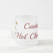 Mikitiez rustic chirstmas vintage cozy matglas koffiemok (Voorkant links)