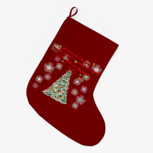Mikitiez rustieke kerst vintage knus grote kerstsok