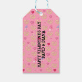 Mikitiez schattig pretzel broodje gezellig valenti cadeaulabel (Voorkant)