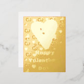 Mikitiez schattig pretzel broodje gezellig valenti folie feestdagen briefkaart (Voorkant / Achterkant)