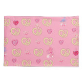 Mikitiez schattig pretzel broodje gezellig valenti kussensloop (Achterkant-Links)