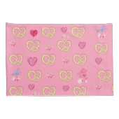 Mikitiez schattig pretzel broodje gezellig valenti kussensloop (Achterkant-Rechts)
