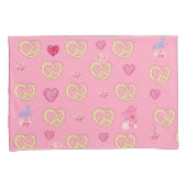 Mikitiez schattig pretzel broodje gezellig valenti kussensloop (Voorkant-Rechts)