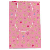 Mikitiez schattig pretzel broodje gezellig valenti medium cadeauzakje (Voorkant)