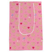 Mikitiez schattig pretzel broodje gezellig valenti medium cadeauzakje (Achterkant)