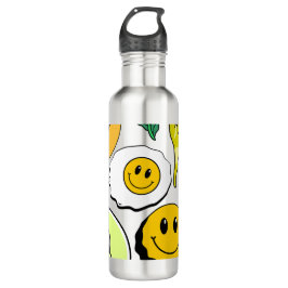 Mikitiez Sierkussen Smileyface gele tuin Waterfles