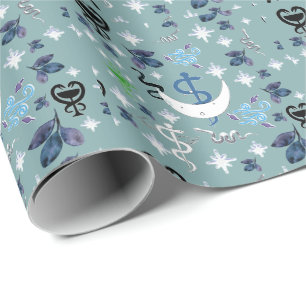 Mikitiez slangenmens tovenaar heks magie cadeaupapier