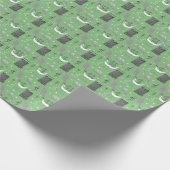 Mikitiez slangenmens tovenaar heks magie cadeaupapier (Hoek)