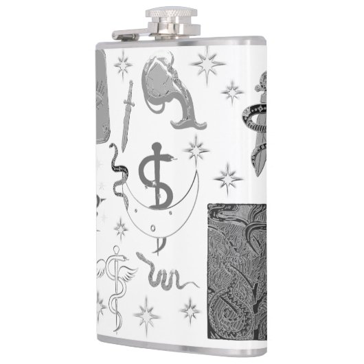 Mikitiez slangenmens tovenaar heks magie heupfles (Links)