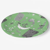 Mikitiez slangenmens tovenaar heks magie papieren bordje (Gekanteld)