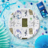 Mikitiez slangenmens tovenaar heks magie papieren bordje (Feest)