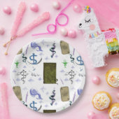 Mikitiez slangenmens tovenaar heks magie papieren bordje (Feest)