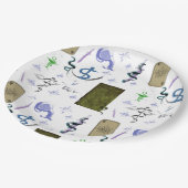 Mikitiez slangenmens tovenaar heks magie papieren bordje (Gekanteld)