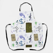 Mikitiez slangenmens tovenaar heks magie schort (Voorkant)