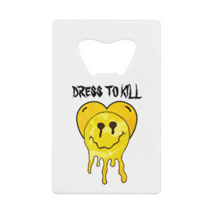 Mikitiez smelten geel hart glimlach vriendschap creditkaart flessenopener