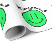 Mikitiez smiley ziet de zomerlente cadeaupapier (Rol Hoek)