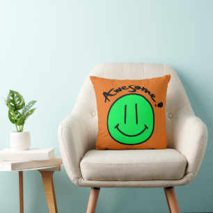 Mikitiez smiley ziet de zomerlente kussen
