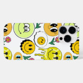 Mikitiez Smileyface gele tuin iPhone Hoesje (Achterkant horizontaal)