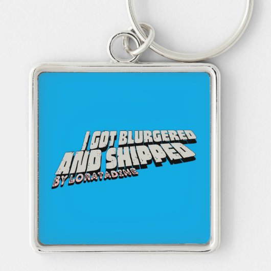 Mikitiez space dolly skull burger chips frans sleutelhanger (Voorkant)