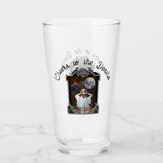 Mikitiez spooky vibes  gothic halloween glas (Voorkant)