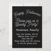 Mikitiez spooky vibes  gothic halloween kaart (Achterkant)