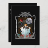 Mikitiez spooky vibes gothic halloween kaart (Voorkant / Achterkant)