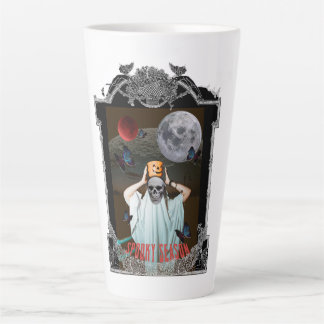Mikitiez spooky vibes gothic halloween latte mok