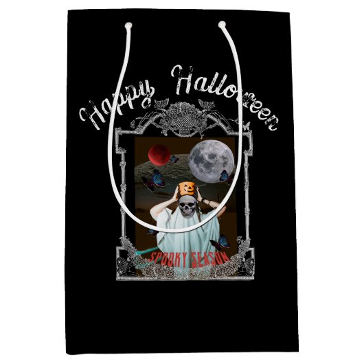 Mikitiez spooky vibes gothic halloween medium cadeauzakje (Voorkant)