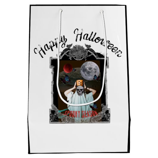 Mikitiez spooky vibes gothic halloween medium cadeauzakje (Achterkant)