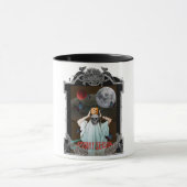 Mikitiez spooky vibes gothic halloween mok (Midden)