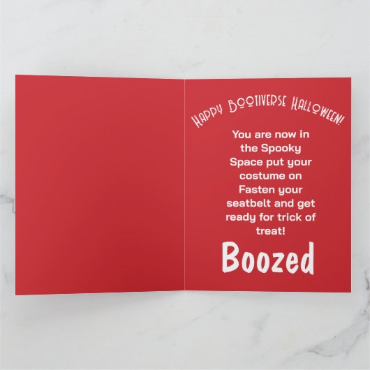 Mikitiez spooky vibes halloween multiversum 3D Kaart (Binnen)