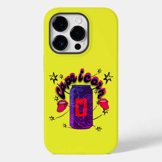 Mikitiez Steenbok duivel rockster saturn Case-Mate iPhone Case (Achterkant)