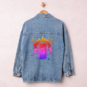 Mikitiez Steenbok duivel rockster saturn Denim Jacket (Hangar)