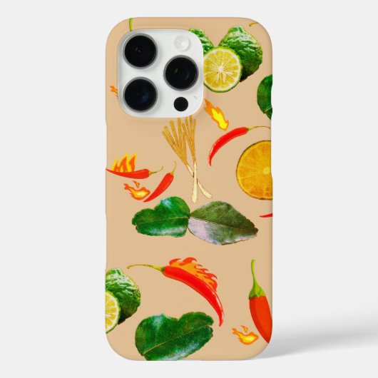 Mikitiez Thais eten rood chilly limoen bergamont p Case-Mate iPhone Case (Achterkant)