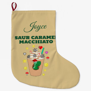 Mikitiez Trex dinosaurus ijskoffie karamel xmas Grote Kerstsok