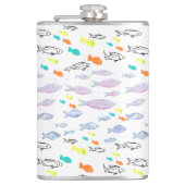 Mikitiez venus zeemeermin vissen zomer heupfles (Voorkant)