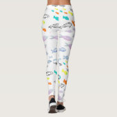 Mikitiez venus zeemeermin vissen zomer leggings (Achterkant)