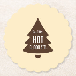 Mikitiez warme chocolademelk kerst mashmello kartonnen onderzetters