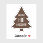 Mikitiez warme chocolademelk kerst mashmello sticker (Vel)