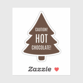 Mikitiez warme chocolademelk kerst mashmello sticker