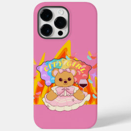 Mikitiez zomer teddybeer gelei rode wijn vuur Case-Mate iPhone 14 pro max hoesje