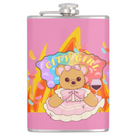 Mikitiez zomer teddybeer gelei rode wijn vuur heupfles