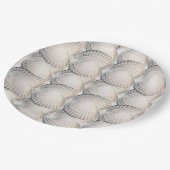 Mikitiez zomer venus shell oceaan strand papieren bordje (Gekanteld)