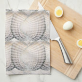 Mikitiez zomer venus shell oceaan strand theedoek (Quarter Fold)