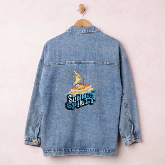 Mikitiez zomer windsurf bananasplit ijs denim jacket (Hangar)