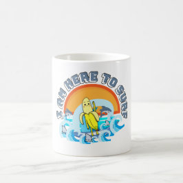 Mikitiez zomer windsurf bananasplit ijs koffiemok